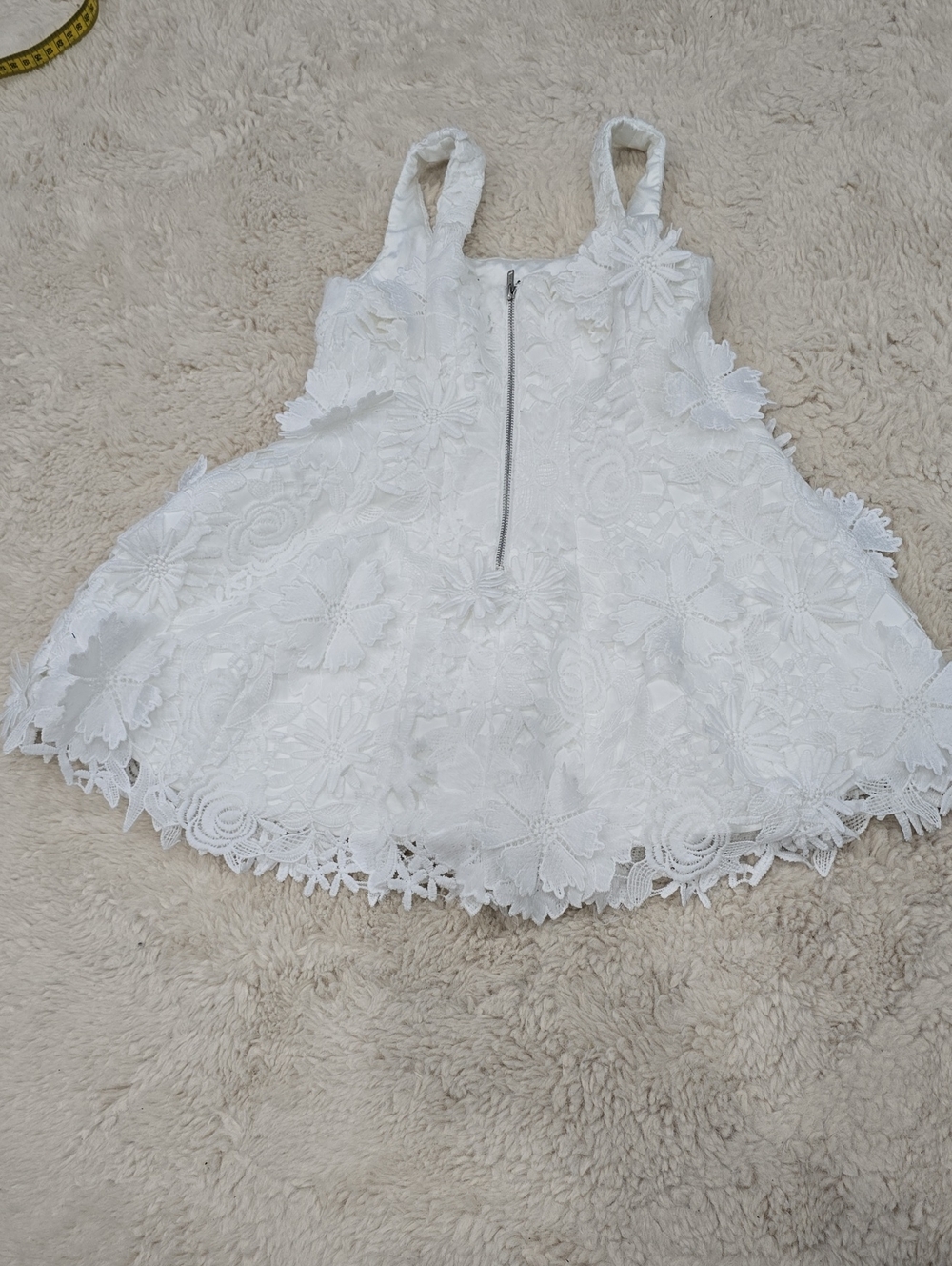 Bardot White Floral Lace Dress